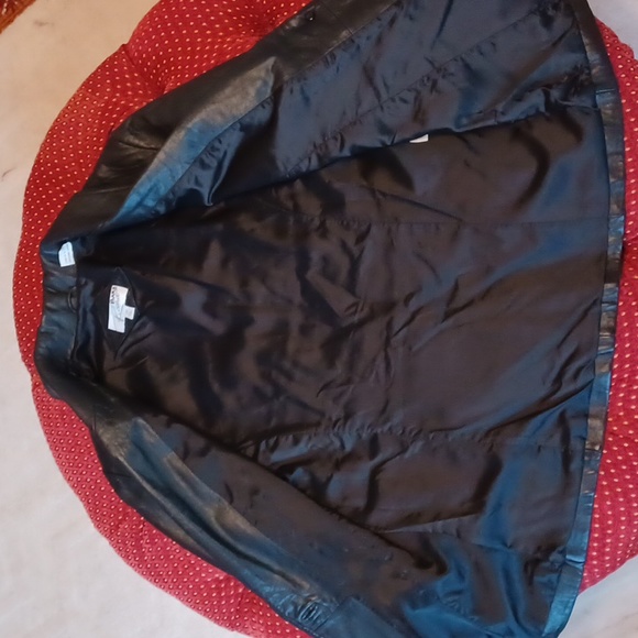 Ricardo - Black Soft Lamb Skin Leather Jacket. Blazer Style. Pockets W-S/M - Picture 11 of 11